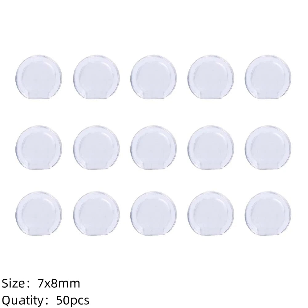 Stainless Steel Round Flat Back Blanks for Clip On Earrings, 10pcs