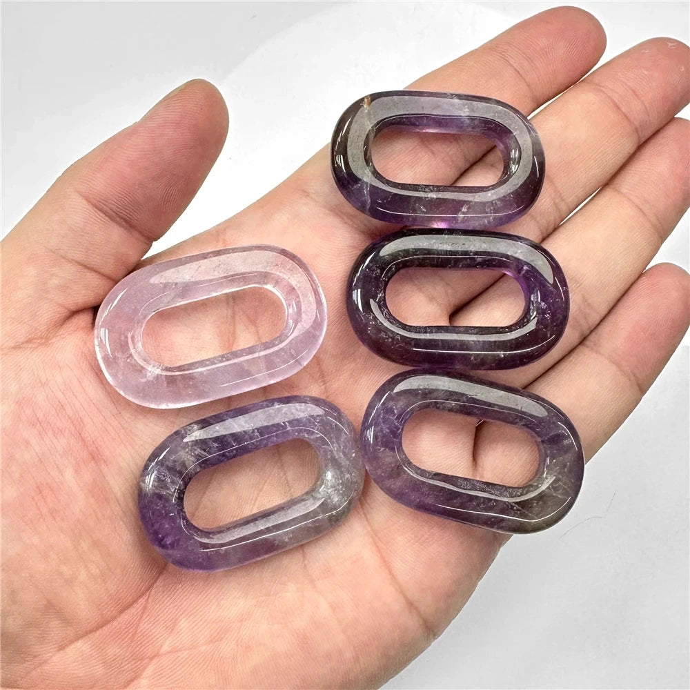 Amethyst Pendant Beads, Natural Healing Gemstones, 9 sizes & Shapes, 2pcs