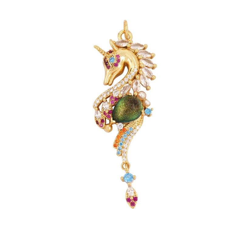 Ocean Jams 18k Gold Plated Zircon Charm Collection