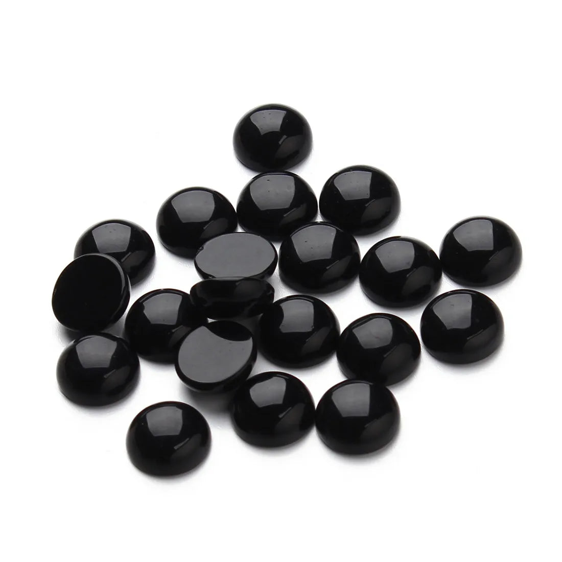 Round Onyx Cabochons, 10pcs, 2 4 6 8 10 12 14 16 18 20 25mm