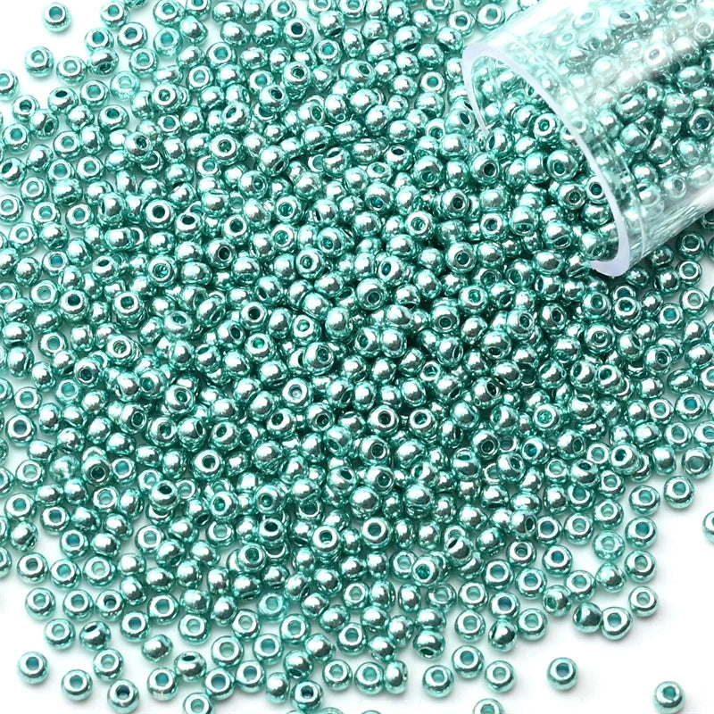 Metallic Seed Beads 12Grams/Tube 2mm, 1200pcs