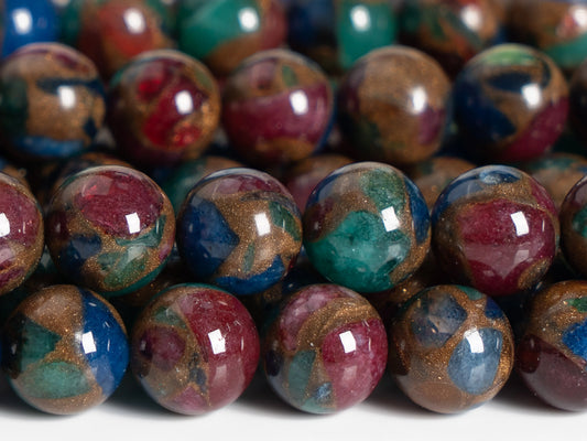 AAA Gemstone Sandstone Beads  Blue Green Red Rounds 4/6/8/10/12mm