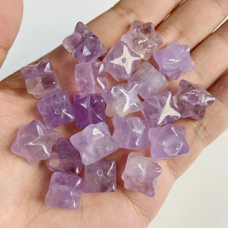 Amethyst Pendant Beads, Natural Healing Gemstones, 9 sizes & Shapes, 2pcs