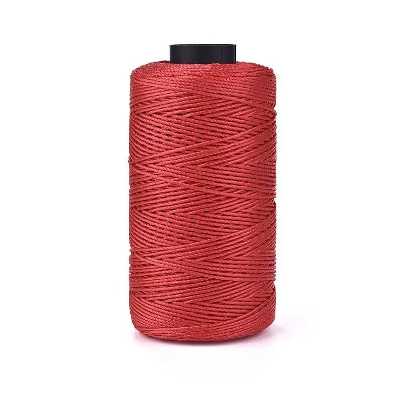 Light Ice Cotton Silk Thread, 20 Colors Three-Strand Hand Woven Beading Thread, 110g