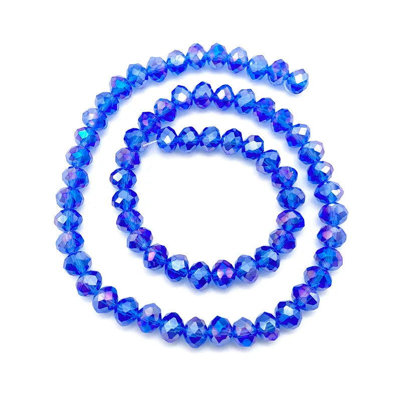 Austrian Faceted Glass Crystal Beads,  2 3 4 6 8mm Rondelles