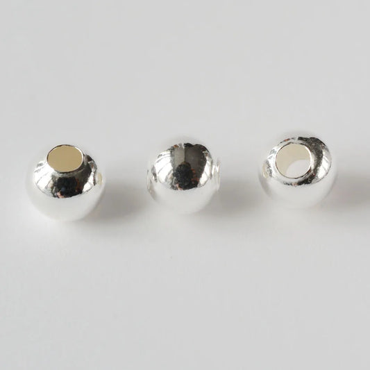 Solid 925 Sterling Silver Beads, 2mm-20mm