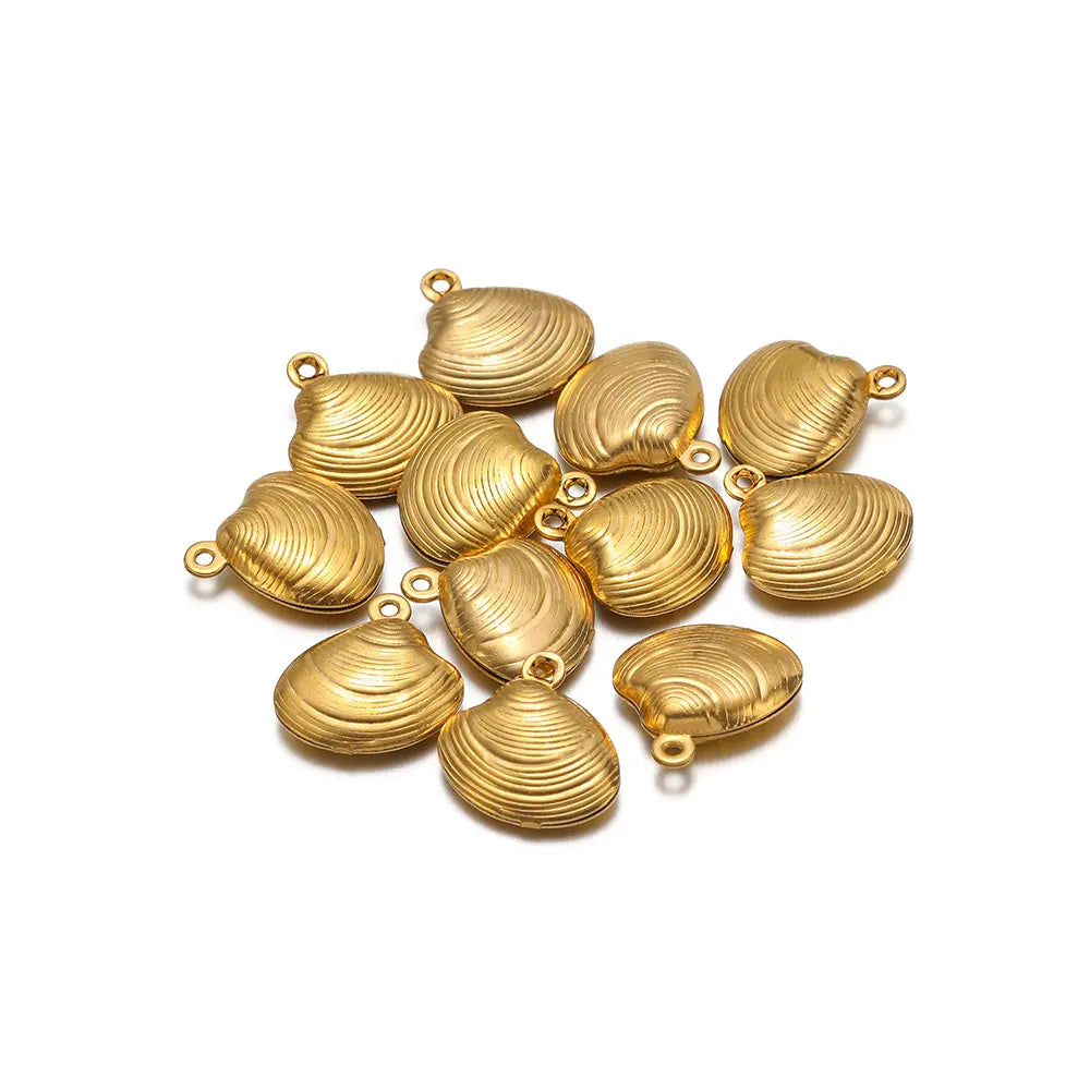 Shell Charms, 14mm, 20Pcs