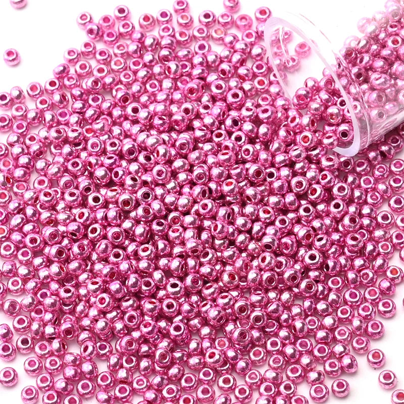 Metallic Seed Beads 12Grams/Tube 2mm, 1200pcs