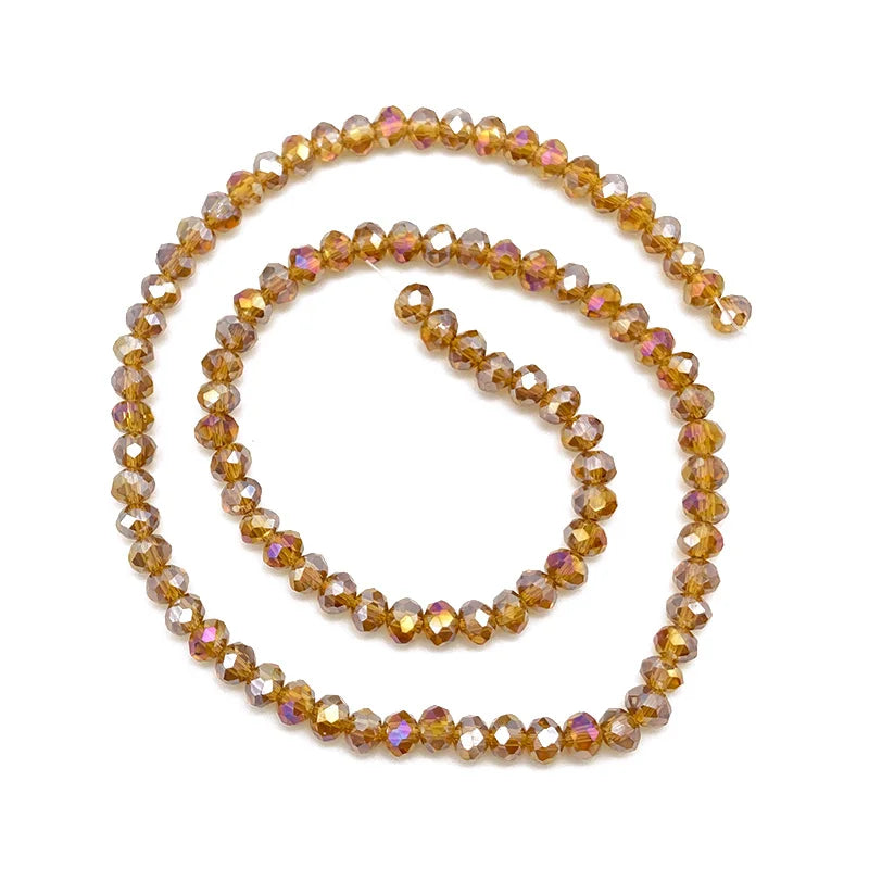 Austrian Faceted Glass Crystal Beads,  2 3 4 6 8mm Rondelles