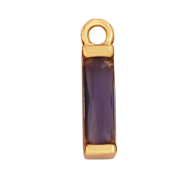 All Seeing Glass Bezel Pendants, 18k Gold Plated CZ Micro Pave