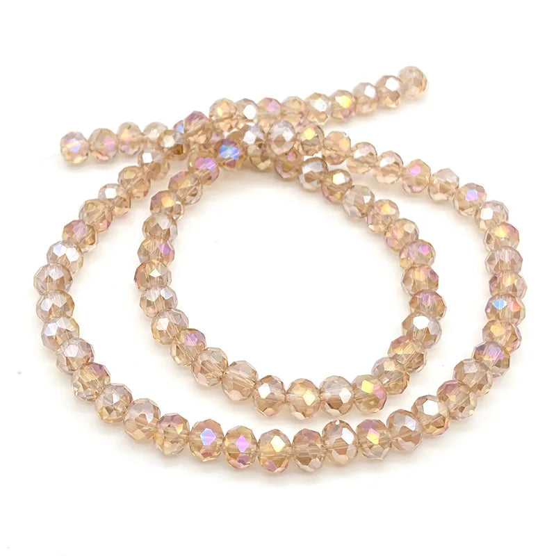 Austrian Faceted Glass Crystal Beads,  2 3 4 6 8mm Rondelles