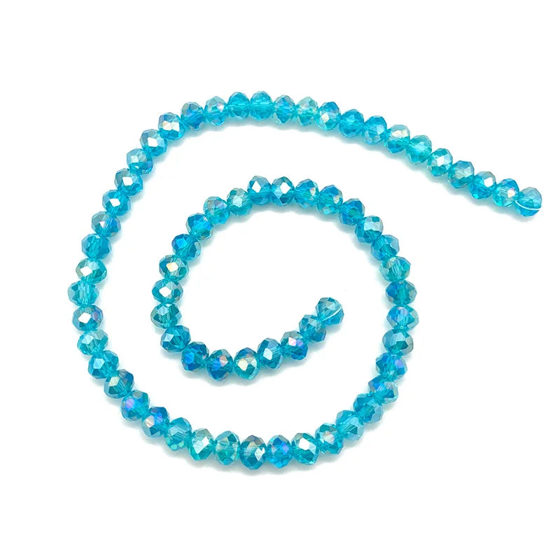 Austrian Faceted Glass Crystal Beads,  2 3 4 6 8mm Rondelles