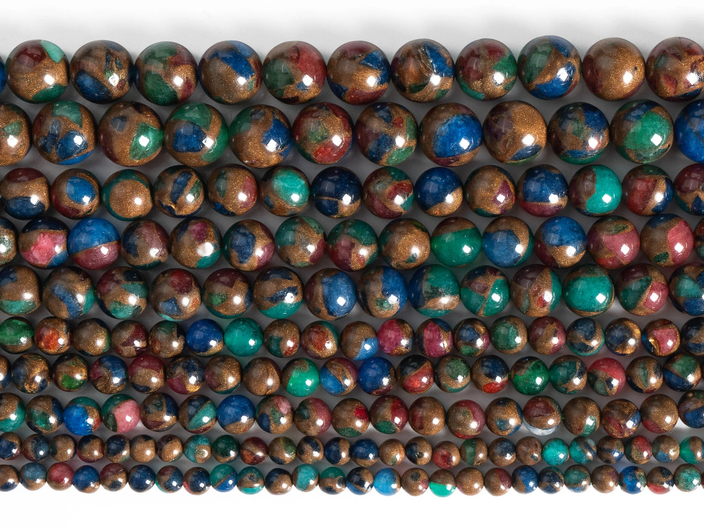 AAA Gemstone Sandstone Beads  Blue Green Red Rounds 4/6/8/10/12mm