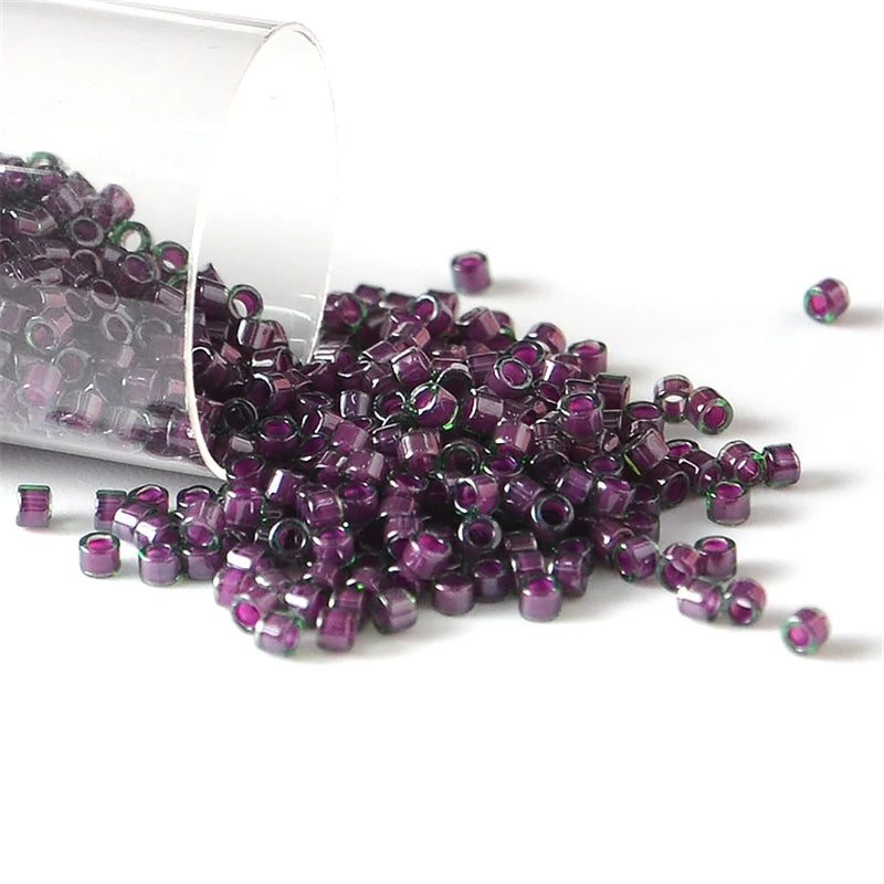 Miyuki Delica Glass Beads Color-Lined 10g 1.6mm, 26 color options