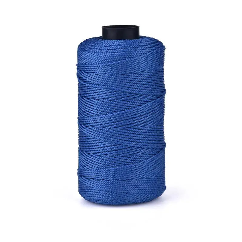 Light Ice Cotton Silk Thread, 20 Colors Three-Strand Hand Woven Beading Thread, 110g