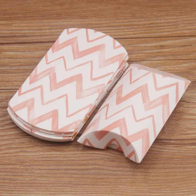 Paper Pillow Boxes 10/30pcs, 46 color options