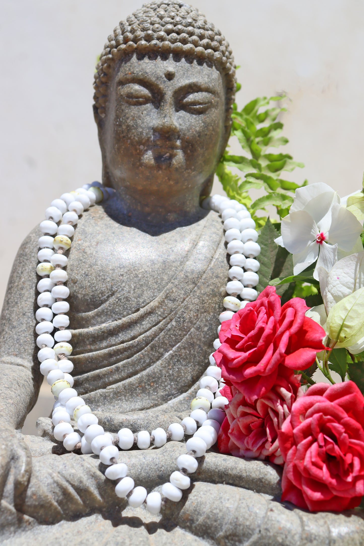 Collier en verre noué à la vanille de Tahiti, perles en verre soufflé, style bohème, mariage, anniversaire, vacances à la plage, élégance décontractée